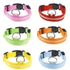 Dog Collars & Leashes LED Pet Cat Collar Night Safety Flashing Necklaces Dogs Luminous Fluorescent Harness For Walking Puppy Supplies