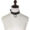 قلادة سوداء أو طوق قلادة قلادة قابلة للتعديل قلادة حزام حزام دبوس
