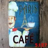 NEWMetal Tin Sign Iron Painting Drink Coffee Painting Vintage Craft Home Restaurant Decoration Pub Signs Wall Art Sticker RRF12366