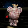 New Charm Bear Air Freshener Ornaments Creative Crystal Diamond Decoration Air Outlet Car Aromatherapy Accessories