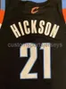 メンズ女性ユースレアJJ Hicksonバスケットボールジャージー刺繍任意の名前番号を追加