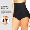 Burvogue Shapewear for Women Slimming Tummy Control Panties Butt Lifter Shaper Underwear Waist Trainer High Waisted Body Shaper 210305