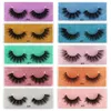 Handmade Reusable Messy False Eyelashes Multilayers Soft & Vivid Thick Natural Fake Lashes Curly Crisscross Full Strip Lash Eye Makeup For Women Beauty 10 Models DHL