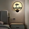 Moderne Creatieve LED-wandlamp 15W 110V 220 V Muren Licht Slaapkamer Dining Woonkamer Decoratie Wallsconce Lighting Bedlampjes