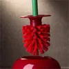 Lovely Cherry Shape Lavatory Brush Toilet Brush Holder Set Cleaning Tool Plastic Bathroom Decor Accessories Red Support Wholesale 321 R2