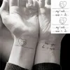 love heart tattoos