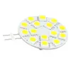 15LED G4 LED LIGHT DIMMABLE LAMP 5050SMD 300-330LM 3W Red Blue Natural White 4000K 12V 24V AC / DC10-30V för båtar Skrifter Bilar