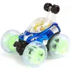RC سيارة عالية السرعة 3d فليب مع اللون flasusic r الخاضع الاطفال اللعب 4WD rc التحكم عن اللعب للأطفال 211029