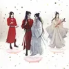 Llavero de anime de dibujos animados Tian Guan Ci Fu Llavero acrílico Xie Lian Hua Cheng Lindo Diversión Kawaii Accesorios de joyería de moda Llaveros G1019