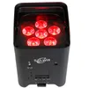 Light Eu Stock Sailwin 6x18W 6in1 Smart DJ Control Control بطارية LED LED Par Light DJ LED مع 8in1 Cash Flight Case ROA