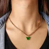 Pendant Necklaces Fashion Stylish Rainbow Acrylic Butterfly Choker Necklace For Women Shiny Rhinestone Statement Wholesale