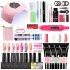 Poly Extension Kit Acrilico Builder Jelly Lampada UV Manicure Set Gel Polish Decorazioni per unghie