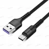 Type C Cables Micro USB Fast Charging Quick Sync Data High quality Cord phone cable .5m 1m 2m 3FT