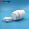 50 stücke 100 ml weiße kunststoff leere flaschen pille lose pulverbehälter nachfüllbar verpackung pot freies verschiffen kosmetische creme jar hohe qualität