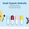 إبداعية رائعة لطيف الكبسولة المظلة فينيل Sunshade مضادة للمظلة قابلة للطي امرأة جيب إعلان صغير المظلة المطر Cyl0057