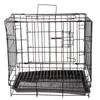 Kennlar Pennor 1 Set Folding Dog Kennel Iron Wire Pet Crate Praktiska Shelter Supplies