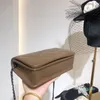 Verstellbarer Schultergurt, hochwertige Ledertasche, weiches Rindsleder, quadratische Flip-Taschen, luxuriöses Design, klassische Rautenhandtasche, zartes Retro-Design, neu