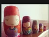 5pcs/set Unpainted DIY Blank Wooden Embryos Russian Nesting Dolls Matryoshka Toy Kids Birthday Gift Party Supplies#202127