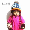 BOMHCS 100% Handmade Etniczny Styl Crochet Mosaic Parkiet Beanie Krój dzianiny kapelusz damska zima ciepła czapka 211119