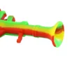 Portugués redondo tubos de água tubos de água erva seca inundable tabaco bubbler bong desperdiças de cera sonda jóias bongos
