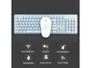 Беспроводная аккумуляторная игровая клавиатура и набор мыши, 104 выходов 2.4 г Беспроводная подсветка Водонепроницаемая клавиатура и Willent Mouse для ноутбука для ПК