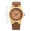 Orologio da donna in legno naturale Orologi da polso in legno da donna Orologi al quarzo sportivi minimalisti Orologio femminile per ragazza di moda relogio feminino