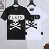 T-shirt Plein Bear Jersey T-Shirt Round Neck SS Crystal Skull T-shirt da uomo T-shirt Strass Skulls Mens Tshirts Classico di alta qualità Top Tees PB 16584