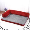 Dog Bed Soft Pet Cat Dog Beds With Pillow Mermory Foam Puppy Dog House Cushion Mat L Shaped Sofa Couch For Large Small Dogs 210224