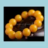 Beaded, Bracelets Jewelry Natural Baltic Amber, Wax, Chicken Oil, Yellow Honey, Fashion Single Ring Hand String For Men And Women Strands Dr