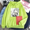 Felpe con cappuccio da uomo Felpe da uomo Japan Anime Kakegurui Meari Saotome Harajuku Cartoon Beautiful Girt Winter Men/women Oversize Street