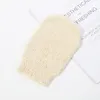 Peeling Exfoliating Gloves Shower Body Brush Jute Gloves Foaming Bath Handduk Massage utan att be om hjälp JW794211246