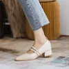 Chaussures habillées The Fashion Block Heel Casual Shallow Mouth Women's With Korean Version Of Loafer Tide All Match