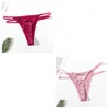 Women's Panties 2PCS/lot G-string Underwear Sexy Female Underpants Thong Solid Color Pantys Lingerie Satin Design