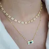 Mode Wasserstraße 925 Silber Bösen blick Viel Glück Minimal Halskette Für Frauen Trendy Super Luxus Türkischen Edlen Schmuck