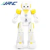 JJRC R12 Early Education Robot télécommandé pour enfant, programmation d'action de bricolage, danse chantante, lumières LED, démo automatique, cadeaux de Noël, USEU