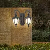 Outdoor Wall Lampen Aluminium Dubbele Heads Lamp Courtyard Aisle Corridor Balkon Trap Europees Retro Waterdicht