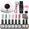 Zestawy do paznokci Polski zestaw Profesjonalny zestaw akrylowy z lampą UV LED 36 W dla narzędzi do manicure i dostawy podstawowe garnitury 4499296