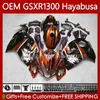 Carénages OEM Pour SUZUKI Hayabusa GSXR-1300 2014 2015 2016 2017 2018 2019 77No.116 GSXR 1300 CC GSX R1300 08-19 Orange noir 1300CC GSXR1300 08 09 10 11 12 13 Corps d'injection