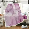 Couverture en flanelle à motif imprimé en marbre de luxe pour enfants adultes drap de lit doux polaire en peluche été couette 3D personnaliser la conception