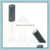 Bottles Office School Business & Industrial10Ml Empty Bottle Oil Container, Lipgloss Vial,Empty Round Lip Gloss Tube Packing With Black Sier