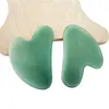 naturale dongle giada pietra guasha bordo per il viso massaggiatore raschiando viso occhi gua sha strumento di cura della pelle assistenza sanitaria bellezza