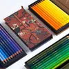 Marco MASTER COLLECTION 80 Cores Luxury Gift Professional Fine Art Oil Andstal Color Pencil Set desenho Lápis de cor Y2262Q