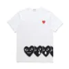 COM Best Quality des GARCONS Divergence Heart print T-shirt Black prompt decision F/S