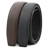 Luxury Brand Belts for Men High Quality Male Strap Genuine Leather Waistband Ceinture HommeNo Buckle 31cm LY131-3303