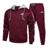 Drucken Herren Trainingsanzüge Set Mode Schweißanzüge Frühling Herbst Männer Jacke Jogginghose 2 Stück Jogger Set Männliche Kleidung 201128