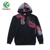 Hip Dropshipping Hop Street Print Male vrouwelijke herfst winterkap sweatshirt mode losse jeugd casual paar hoodie 201020