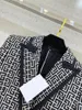 Kvinnors kostymer Blazers 2021 Spring Women High Quality Luxury Prints Doubel Breasted Blazer Jacket Ladies Fashion Coat Overcoat RMSX 3.04