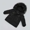 Утепленная хлопковая стеганая теплая парка для мальчиков и девочек, зимнее детское пальто с капюшоном, детская одежда для малышей, теплая толстая куртка G0913
