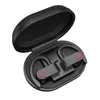 JHO A9 TWS Auriculares inalámbricos Bluetooth Auriculares deportivos con gancho de la oreja Corriendo Ruido Cancelación Auriculares estéreo