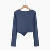 여성용 티셔츠 Y2K 긴 소매 블루 블랙 슬링 여성 자르기 탑 T 셔츠 패션 한국어 Goth Streetwear Harajuku Aesthetic Vest Tshirts Clots